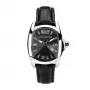CHRONOTECH Reloj de mujer de cuarzo analógico CT7107L02 - Caja de acero inoxidable de 30mm, esfera blanca, correa de piel blanca