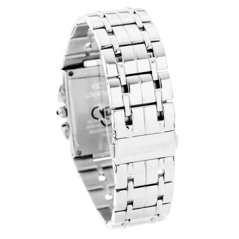 CHRONOTECH Reloj de mujer CT7018M 33 mm plata acero inoxidable correa milanesa cuarzo analógico