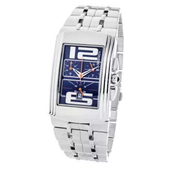 CHRONOTECH Reloj de mujer CT7018M 33 mm plata acero inoxidable correa milanesa cuarzo analógico