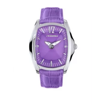 CHRONOTECH Reloj de mujer CT7219L07 30mm correa de piel blanca