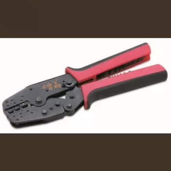 Cimco set de 5 alicates de crimpar con insertos intercambiables para conectores aislados y no aislados, 0,5-6 mm², Click 'n' Crimp 106002