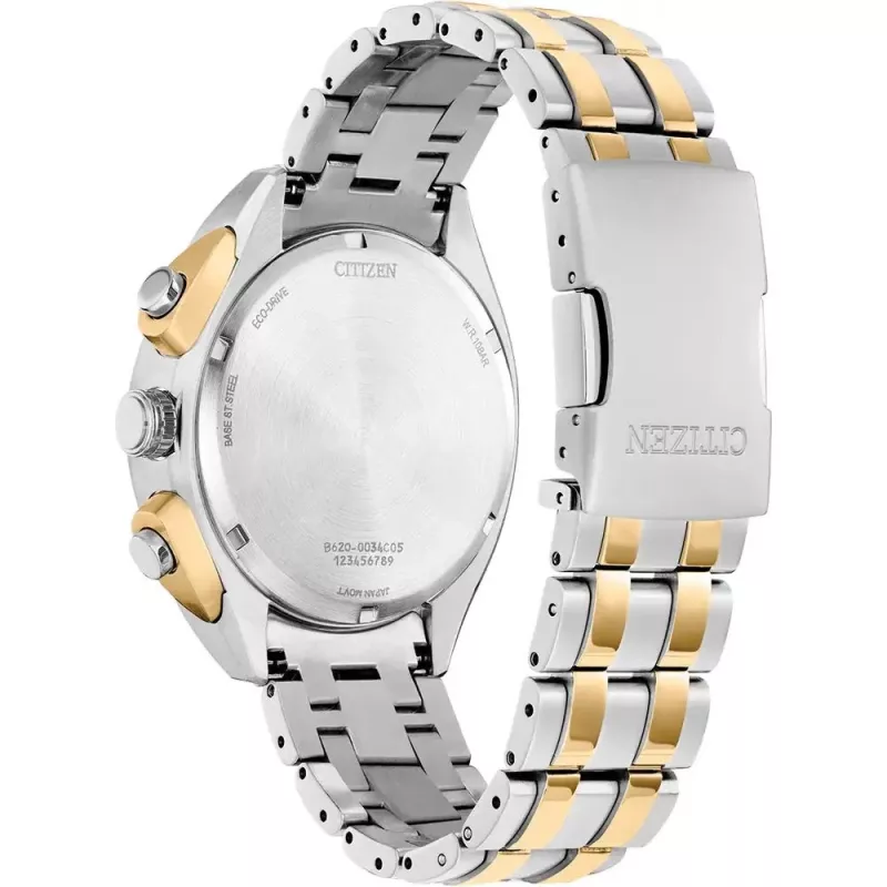 Reloj de hombre CITIZEN Eco-Drive Chronograph CA4544-53L 43mm esfera azul acero inoxidable