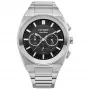 CITIZEN Eco-Drive cronógrafo reloj para hombre CA4580-50E 43mm acero inoxidable esfera negra