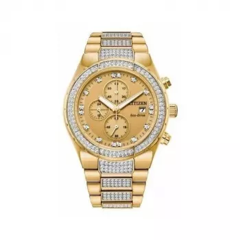 CITIZEN Eco-Drive reloj cronógrafo acero inoxidable CA0752-66P 41mm