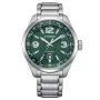 Reloj de hombre CITIZEN Eco-Drive AW1830-88X 42,6mm acero inoxidable esfera verde