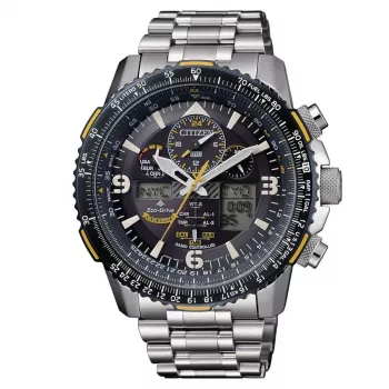 Citizen JY8078-52L Reloj Radiocontrolado Eco-Drive 45mm Acero Inoxidable Esfera Azul