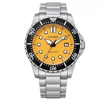 Reloj automático de hombre CITIZEN NJ0170-83X 43mm acero inoxidable esfera verde