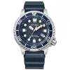 CITIZEN reloj de buceo de hombre Eco-Drive BN0151-17L 44mm esfera azul correa de poliuretano azul