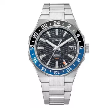 CITIZEN NB6031-56E Reloj automático de buceo 41mm Super Titanium esfera negra