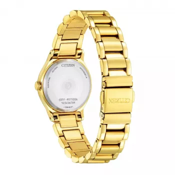 CITIZEN Reloj de mujer Eco-Drive EM0737-58E 28mm acero inoxidable bisel con diamantes