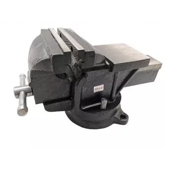 Tornillo de banco con yunque VG135 100 mm Tornillo de banco de taller con base giratoria 360°