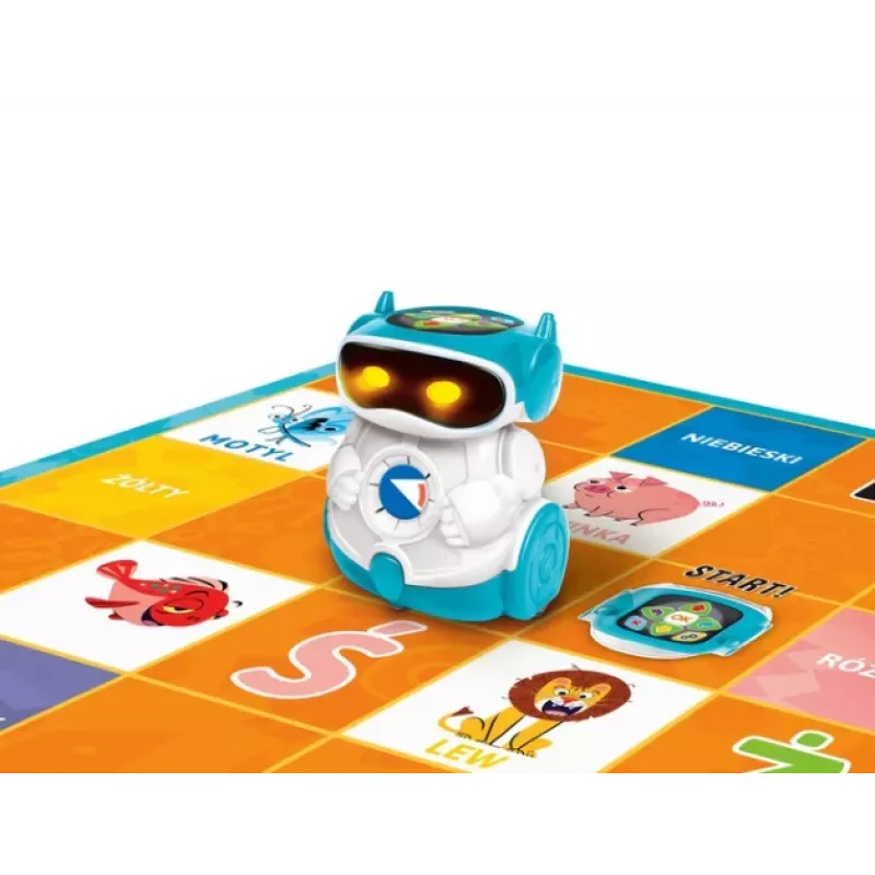 Clementoni DOC robot educativo para niños, idioma polaco, a partir de 5 años, juguete de programación STEM