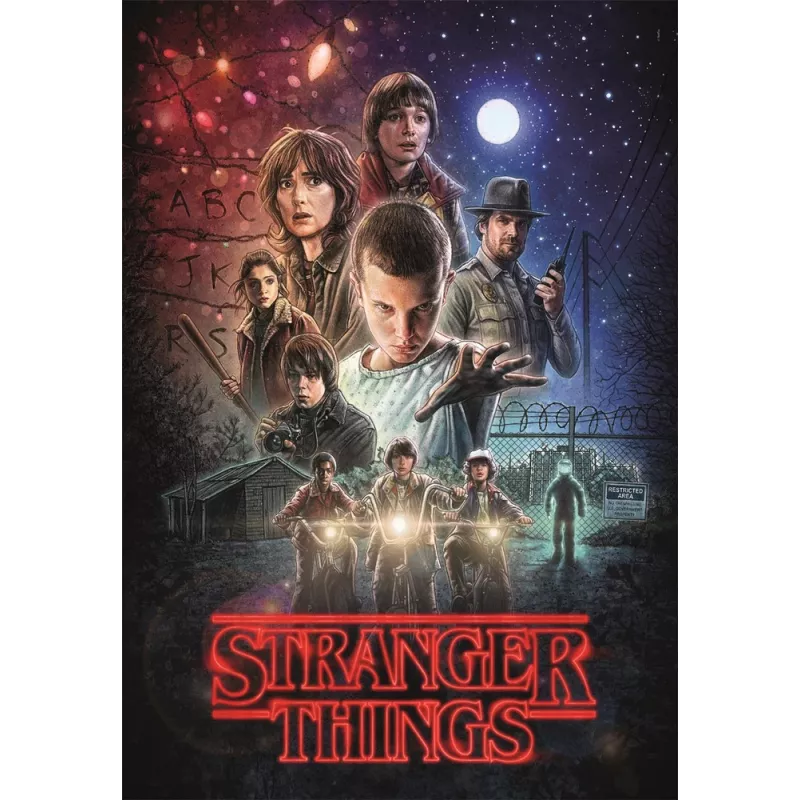 Clementoni Puzzle 1000 Netflix Stranger Things Póster temporada 1