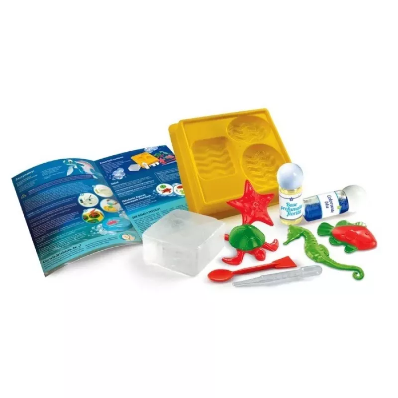Clementoni Science & Play - Sea Soaps Set de fabricación de jabones DIY