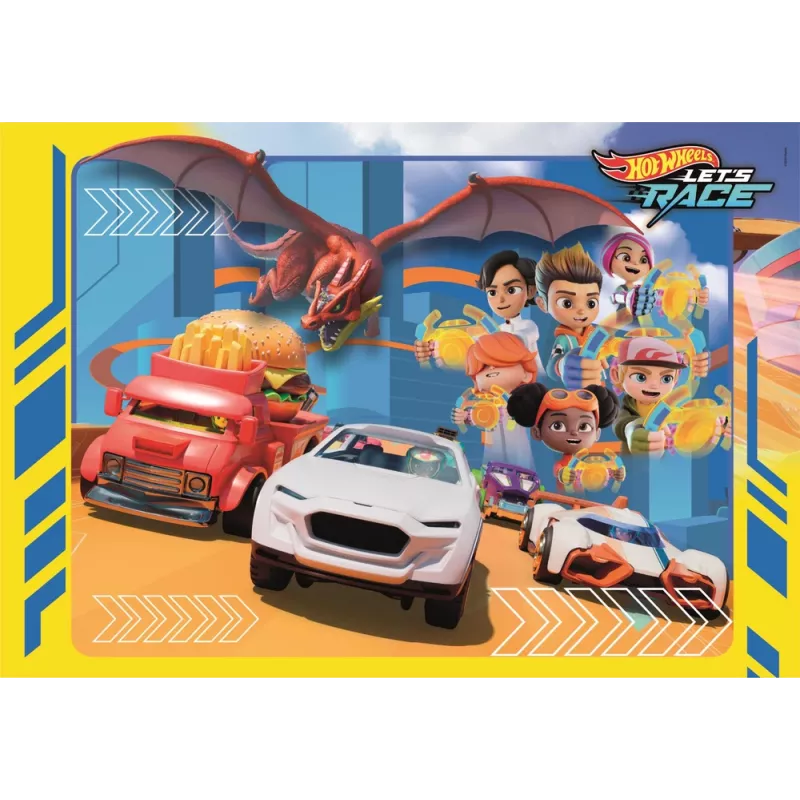 Clementoni Super Color Puzzle 30 piezas Hot Wheels 20284