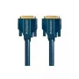 CLICKTRONIC Cable DVI-D Dual Link 2m – Dorado, doble apantallado, WQXGA 2560x1600