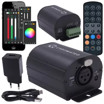 Chromateq CLUB 512 Interfaz controladora DMX con mando a distancia