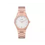 Reloj de mujer CLUSE Minuit 33 mm oro rosa acero inoxidable malla