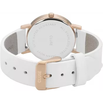 CLUSE Minuit Reloj mujer cuarzo 33 mm malla de acero inoxidable oro rosa