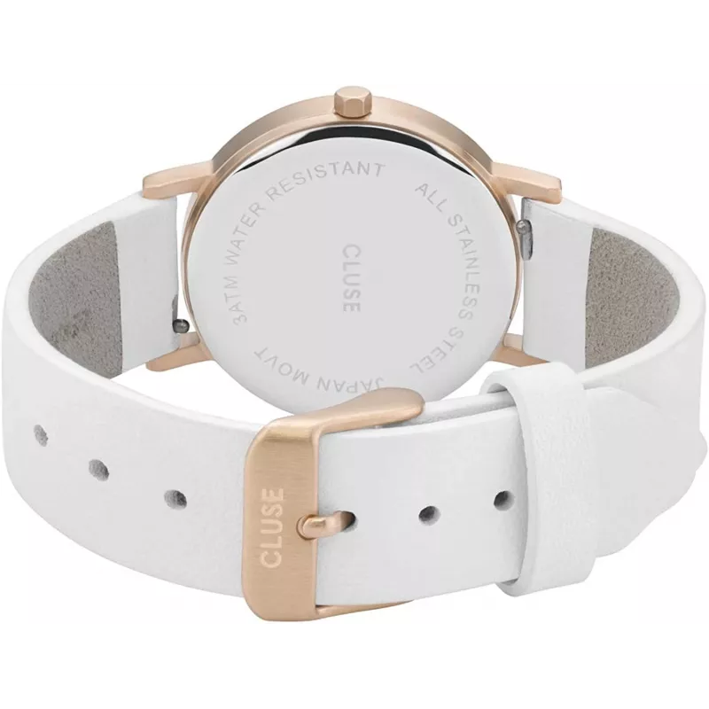 CLUSE Minuit Reloj mujer cuarzo 33 mm malla de acero inoxidable oro rosa