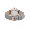 CLUSE Reloj de mujer CL30049 33 mm caja de acero inoxidable oro rosa correa de piel gris