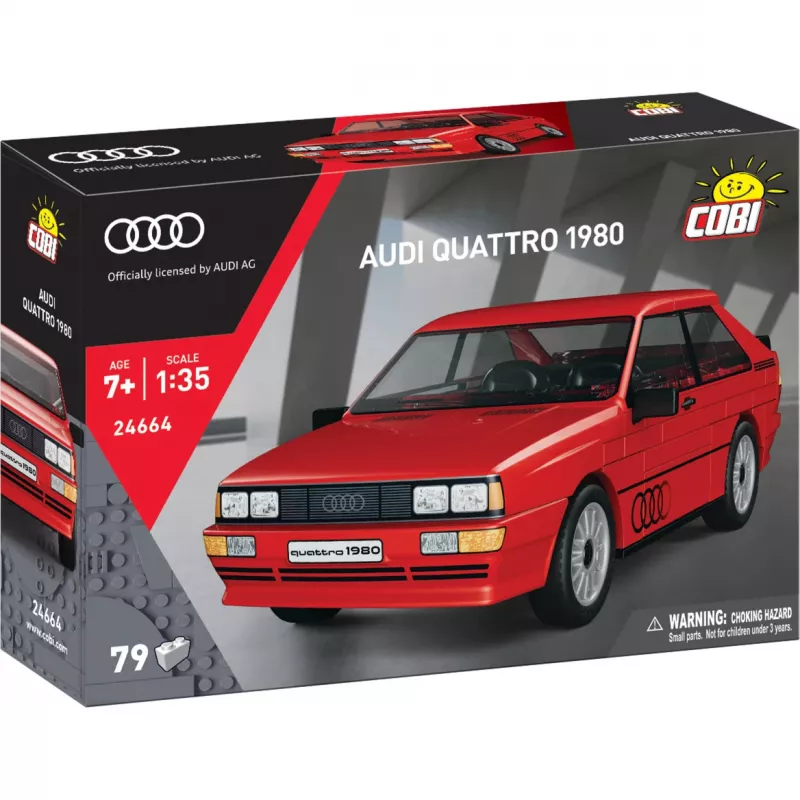 Cobi Audi Quattro 1980 rojo escala 1:35
