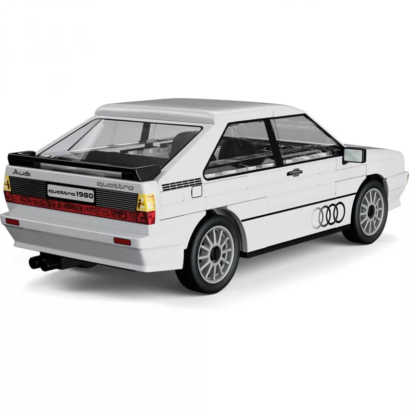 Cobi Audi Quattro 1980 blanco escala 1:35 set de bloques
