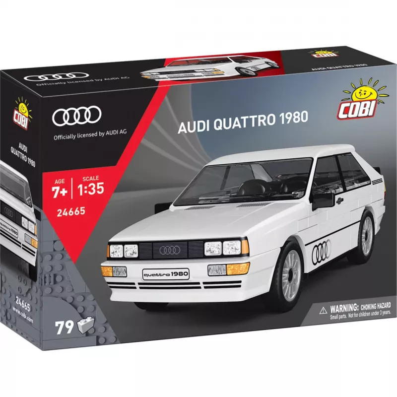 Cobi Audi Quattro 1980 blanco escala 1:35 set de bloques