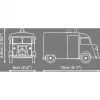COBI Citroen Type H policía set de bloques de construcción (escala 1:35)