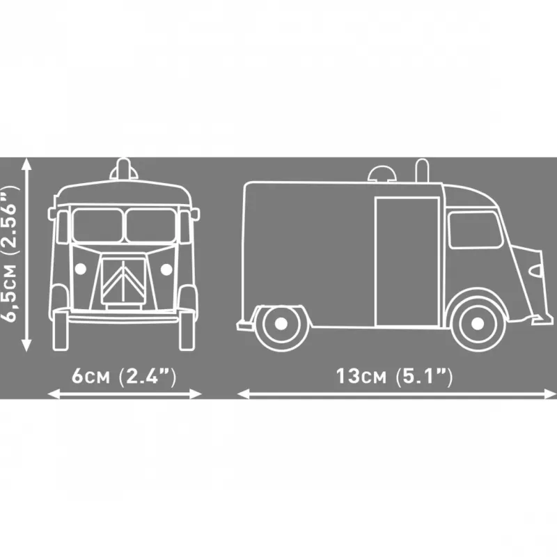COBI Citroen Type H policía set de bloques de construcción (escala 1:35)