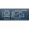 COBI Citroen Type H Pompiers (escala 1:35) Maqueta de plástico