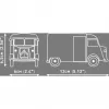 COBI Citroen Type H Service maqueta de plástico 1:35