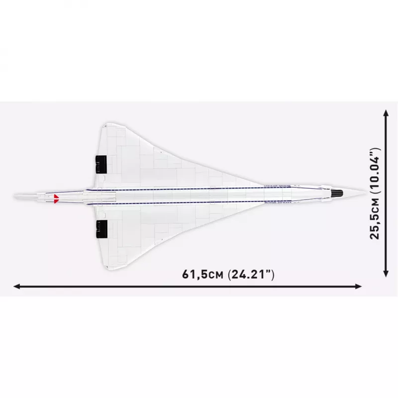 COBI Concorde G-BBDG Set de bloques 450 piezas escala 1:95