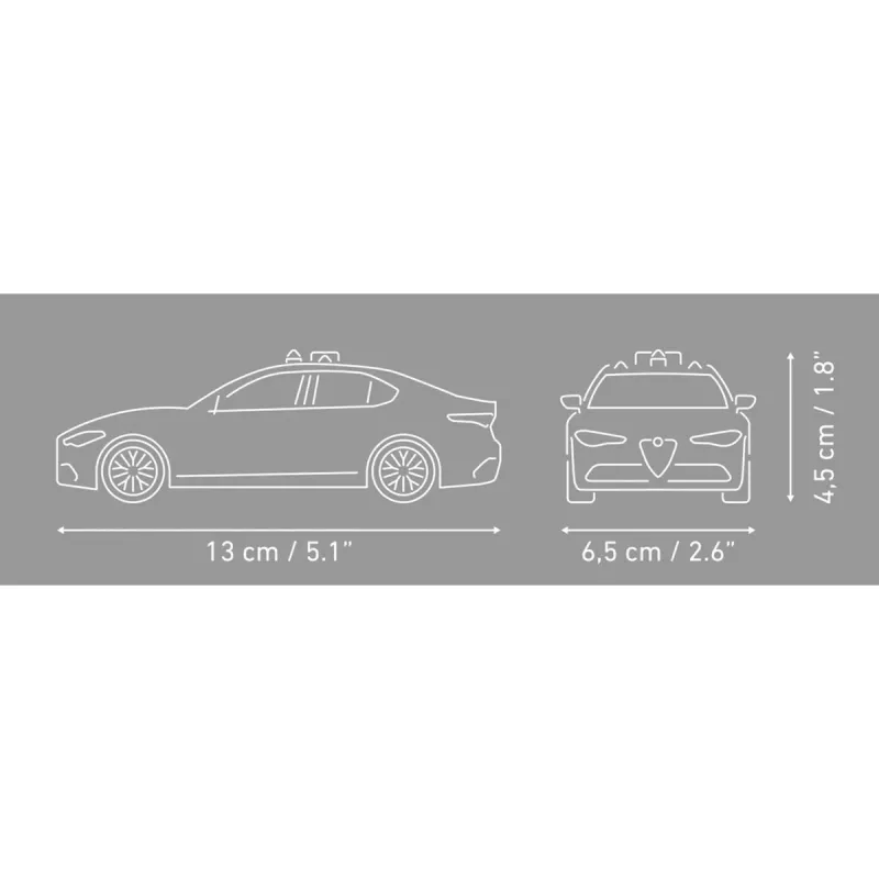 Cobi Giulia Quadrifoglio Carabinieri set de bloques de construcción 1:35