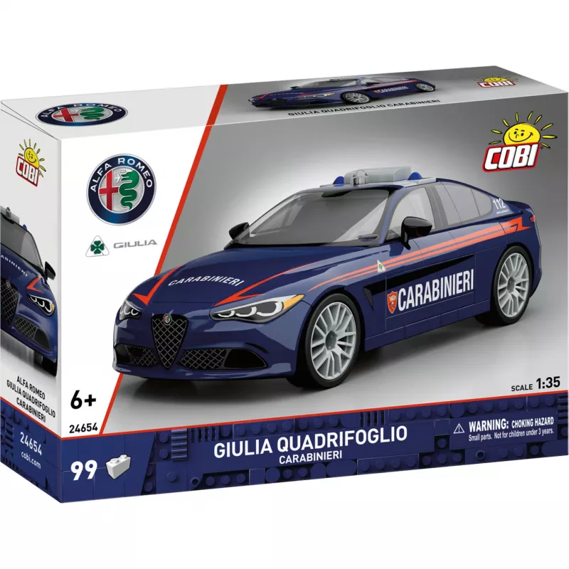 Cobi Giulia Quadrifoglio Carabinieri set de bloques de construcción 1:35