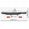 COBI HNoMS Uredd (P-41) Maqueta de submarino clase U escala 1:300