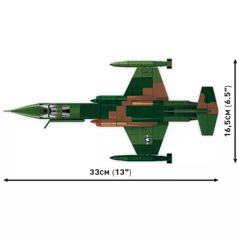 Cobi Lockheed F-104 Starfighter Set de bloques de construcción (370 piezas)