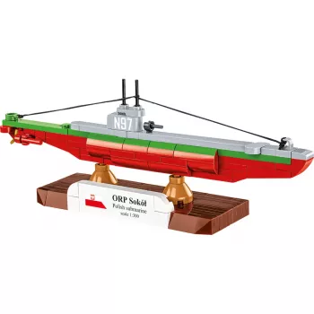COBI ORP Sokół submarino polaco 1:300
