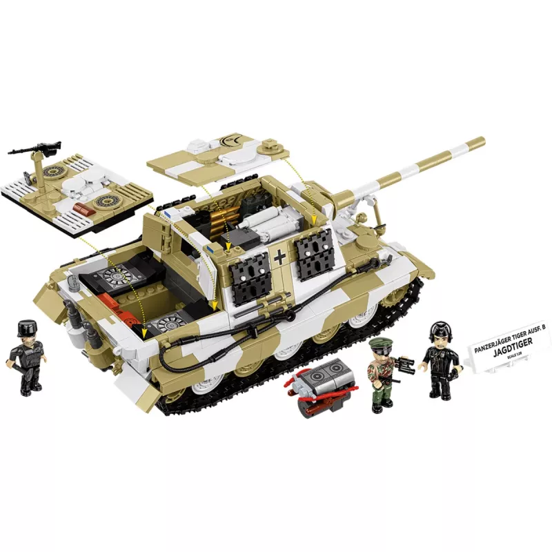 COBI Panzerjäger Tiger Ausf. B Jagdtiger set de bloques de construcción (1371 piezas)