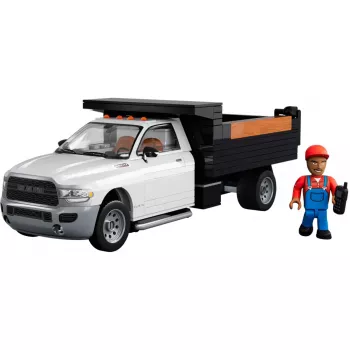 COBI RAM 3500 Dump Truck escala 1:35 set de bloques de construcción