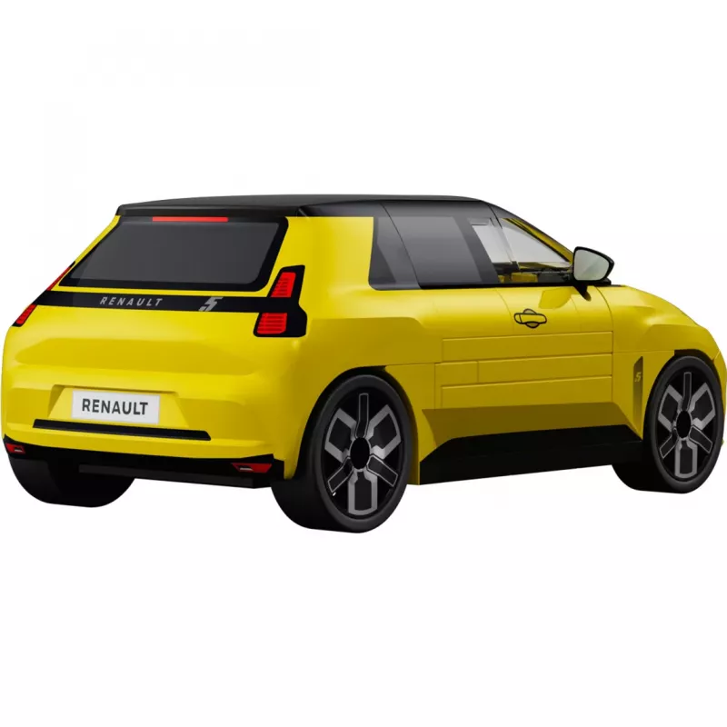 COBI Renault 5 E-Tech amarillo 1:35