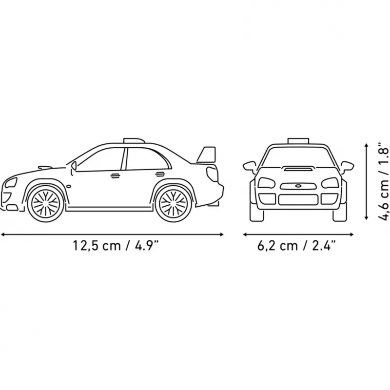 Cobi Subaru Impreza WRC 2003 set de bloques (escala 1:35)