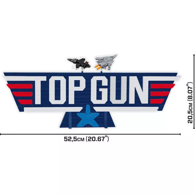 COBI Top Gun Logo F-14 Tomcat avión de combate bloques de construcción 732 piezas