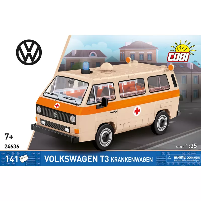 COBI Volkswagen T3 Ambulance maqueta de plástico 1:35