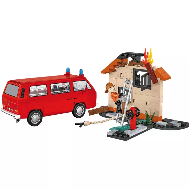 Cobi Volkswagen T3 bomberos coche de bomberos set de bloques de construcción (230 piezas)