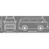 Cobi Volkswagen T3 bomberos coche de bomberos set de bloques de construcción (230 piezas)