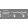 COBI Volkswagen T3 Polizei set de bloques escala 1:35 225 piezas