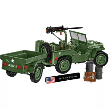 COBI Willys MB & Trailer Executive Edition set de bloques de construcción (400 piezas)