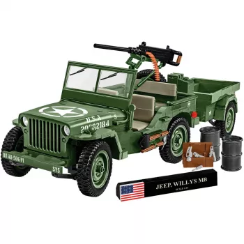 COBI Willys MB & Trailer Executive Edition set de bloques de construcción (400 piezas)