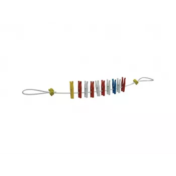 Brunner Easy Dry tendedero de 10 m con pinzas de ropa
